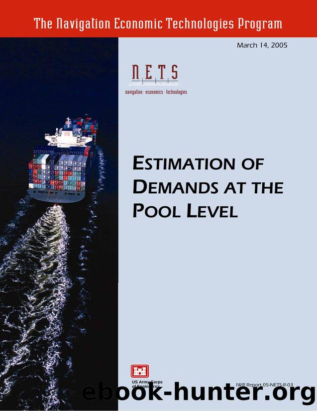 Estimation of Demands at the Pool Level by Kenneth Boyer Wesley Wilson