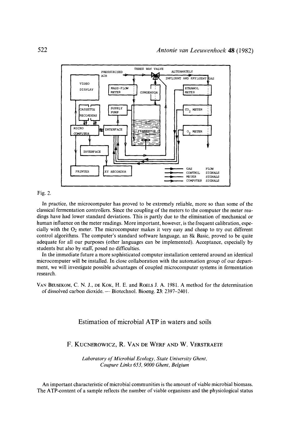 Estimation of microbial ATP in waters and soils by Unknown