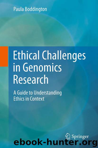 Ethical Challenges in Genomics Research by Paula Boddington