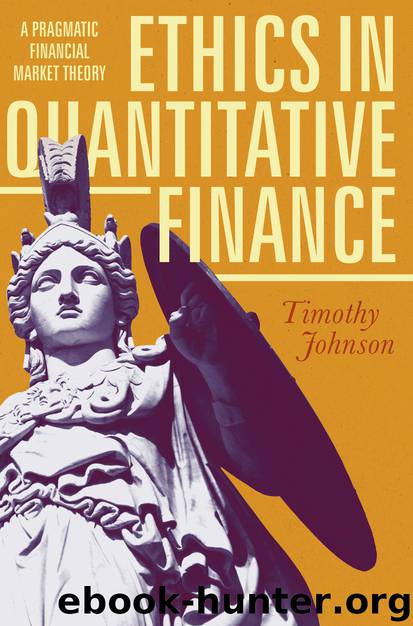 Ethics in Quantitative Finance by Timothy Johnson