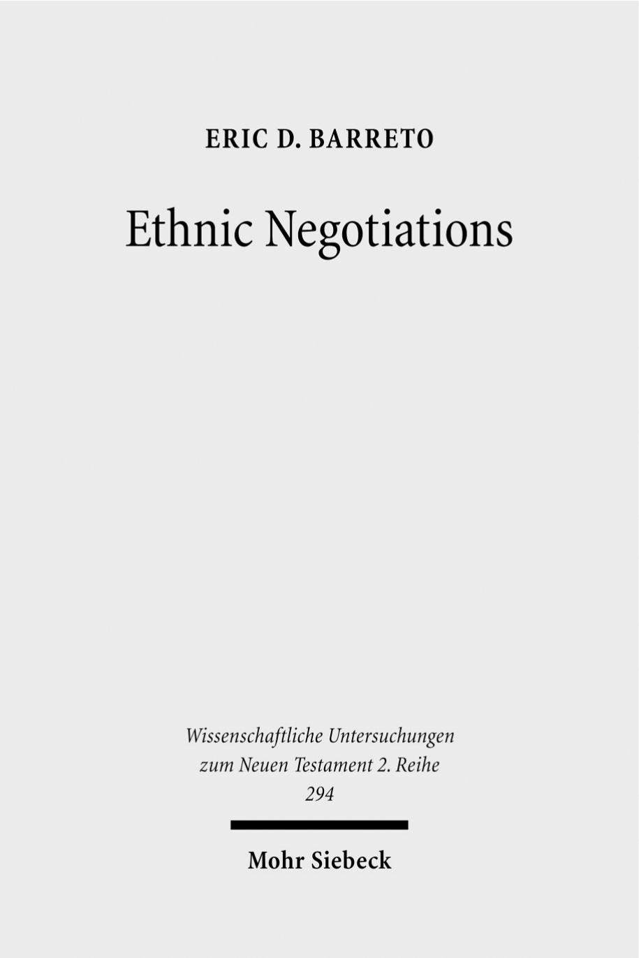 Ethnic Negotiations by Barreto