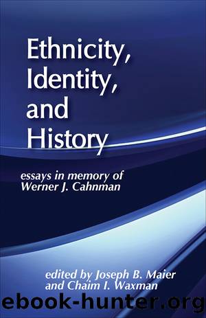 Ethnicity, Identity, and History by Joseph B. Maier