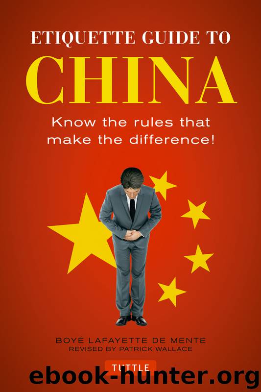 Etiquette Guide to China by Boye Lafayette De Mente