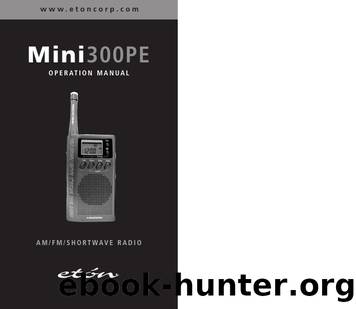 Eton Mini300PE AM-FM-Shortwave Radio Manual by Unknown
