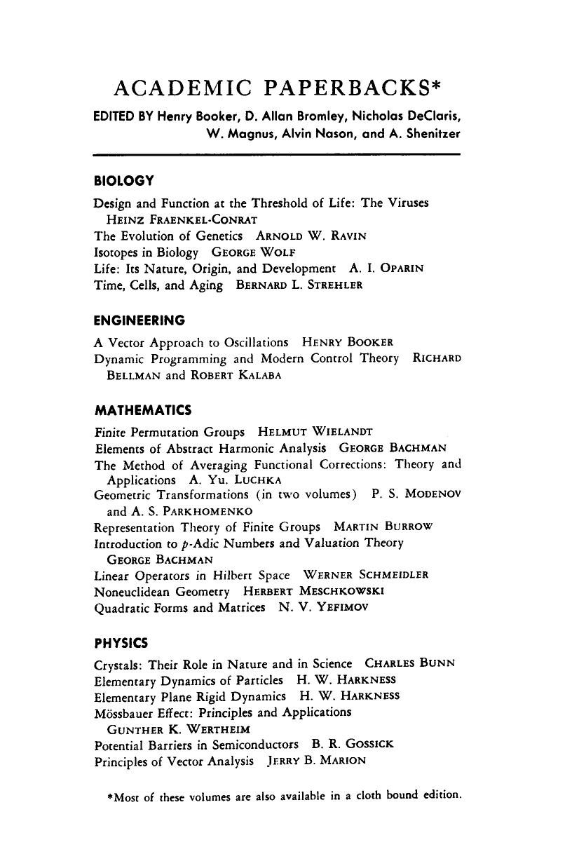 Euclidean and Affine Transformations. Geometric Transformations by P. S. Modenov A. S. Parkhomenko Henry Booker D. Allan Bromley and Nicholas DeClaris (Auth.)
