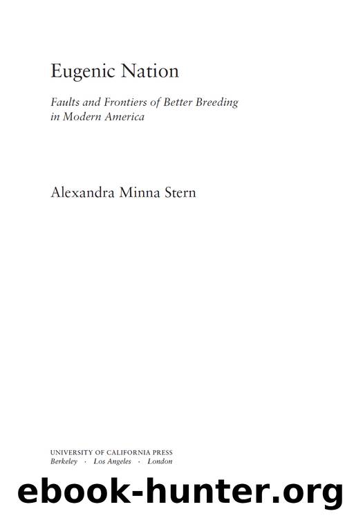 Eugenic Nation by Alexandra Minna Stern
