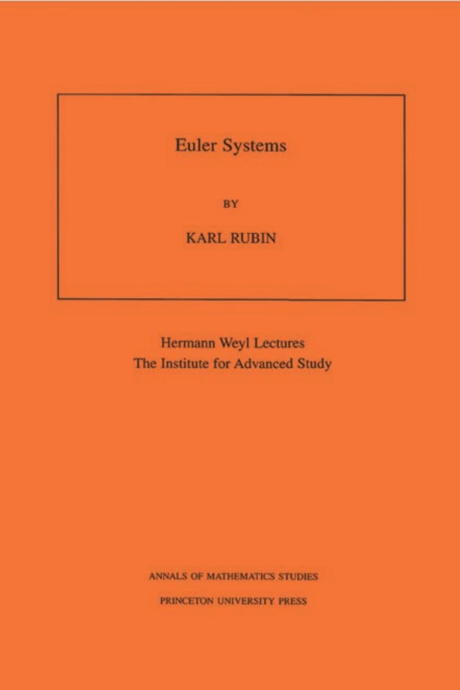 Euler Systems. (AM-147), Volume 147 by Karl Rubin