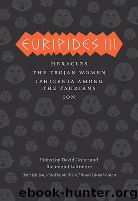 Euripides III: The Complete Greek Tragedies, Third Edition by David Grene & Richmond Lattimore