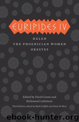 Euripides IV: The Complete Greek Tragedies, Third Edition by David Grene & Richmond Lattimore