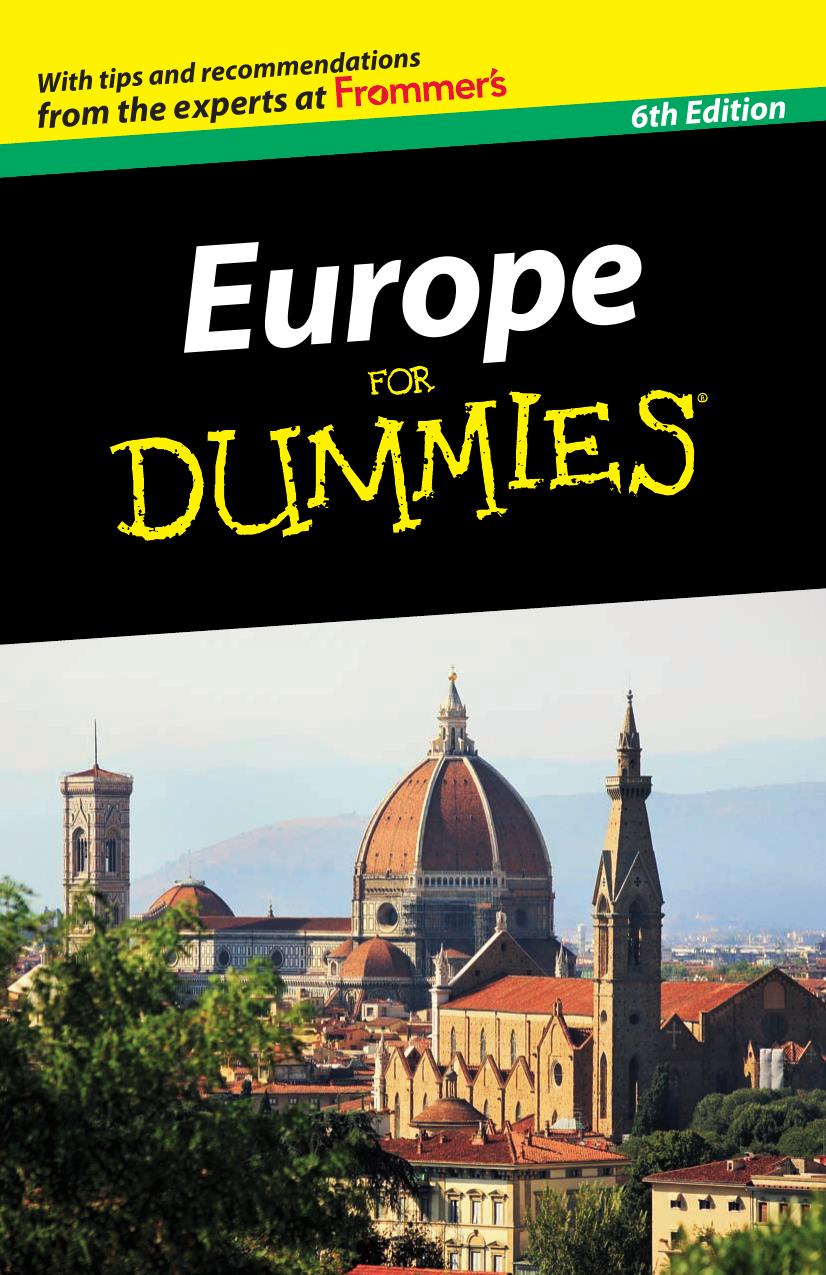 Europe for Dummies by Olson Donald S