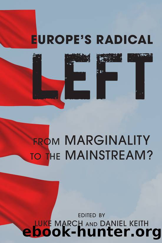 Europe's Radical Left: From Marginality to the Mainstream? by Luke March & Daniel Keith