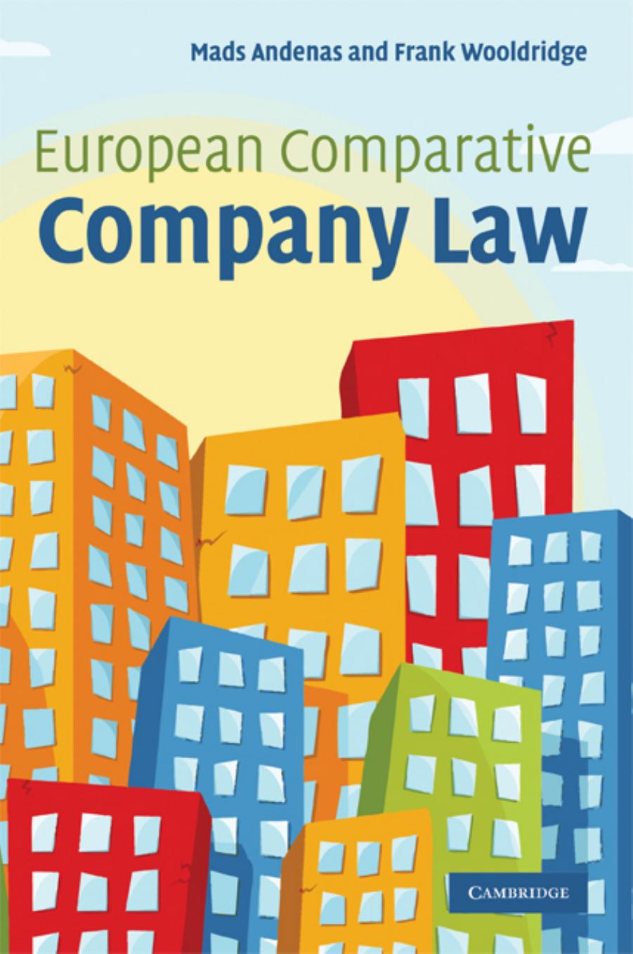 European Comparative Company Law by Mads Andenas
