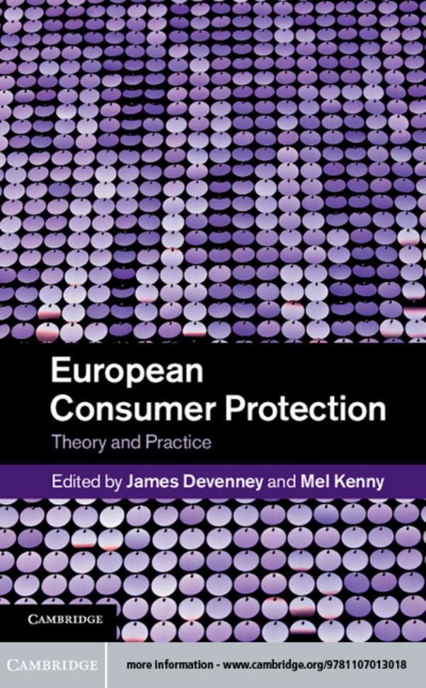 European Consumer Protection: Theory and Practice (Repost) by Unknow