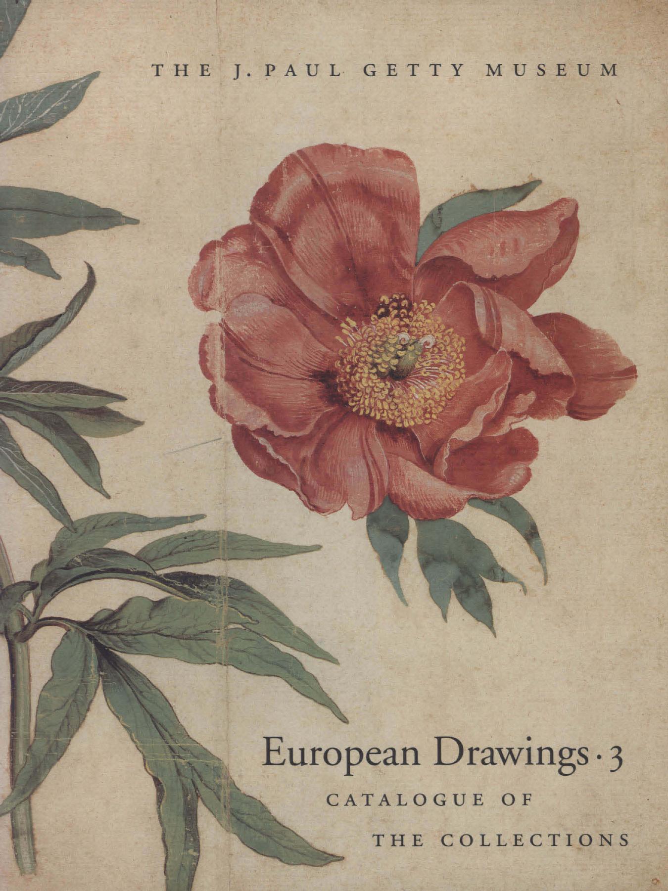 European Drawings 1 Catalogue of the Collections by Nicholas Turner