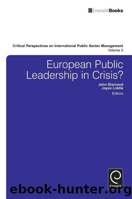 European Public Leadership in Crisis? by John Diamond; Joyce Liddle