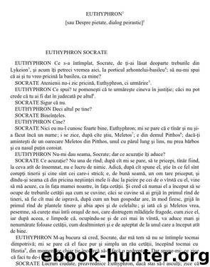 Euthyphron by Platon