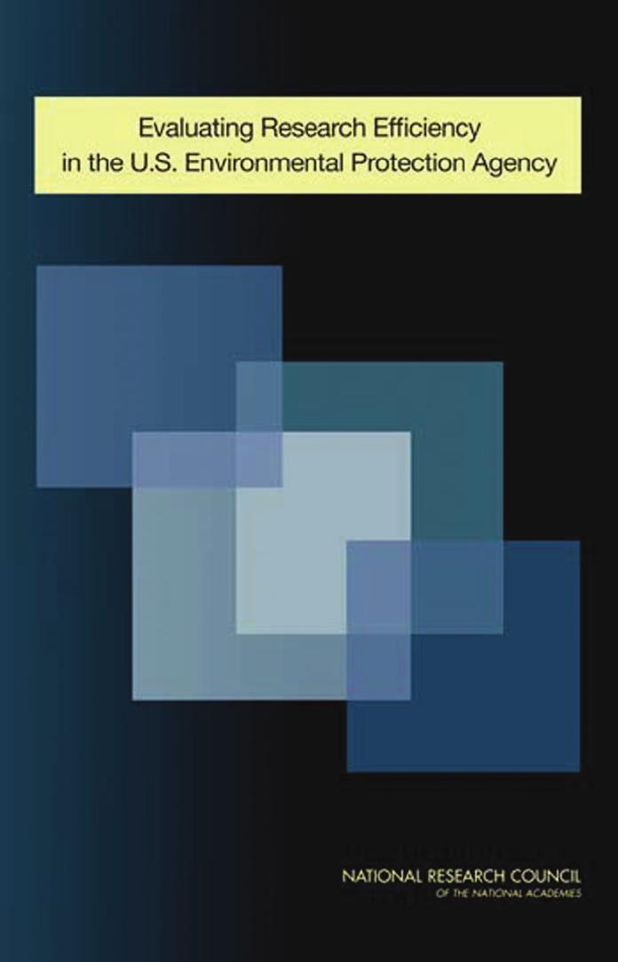 Evaluating Research Efficiency in the U.S. Environmental Protection Agency by unknow