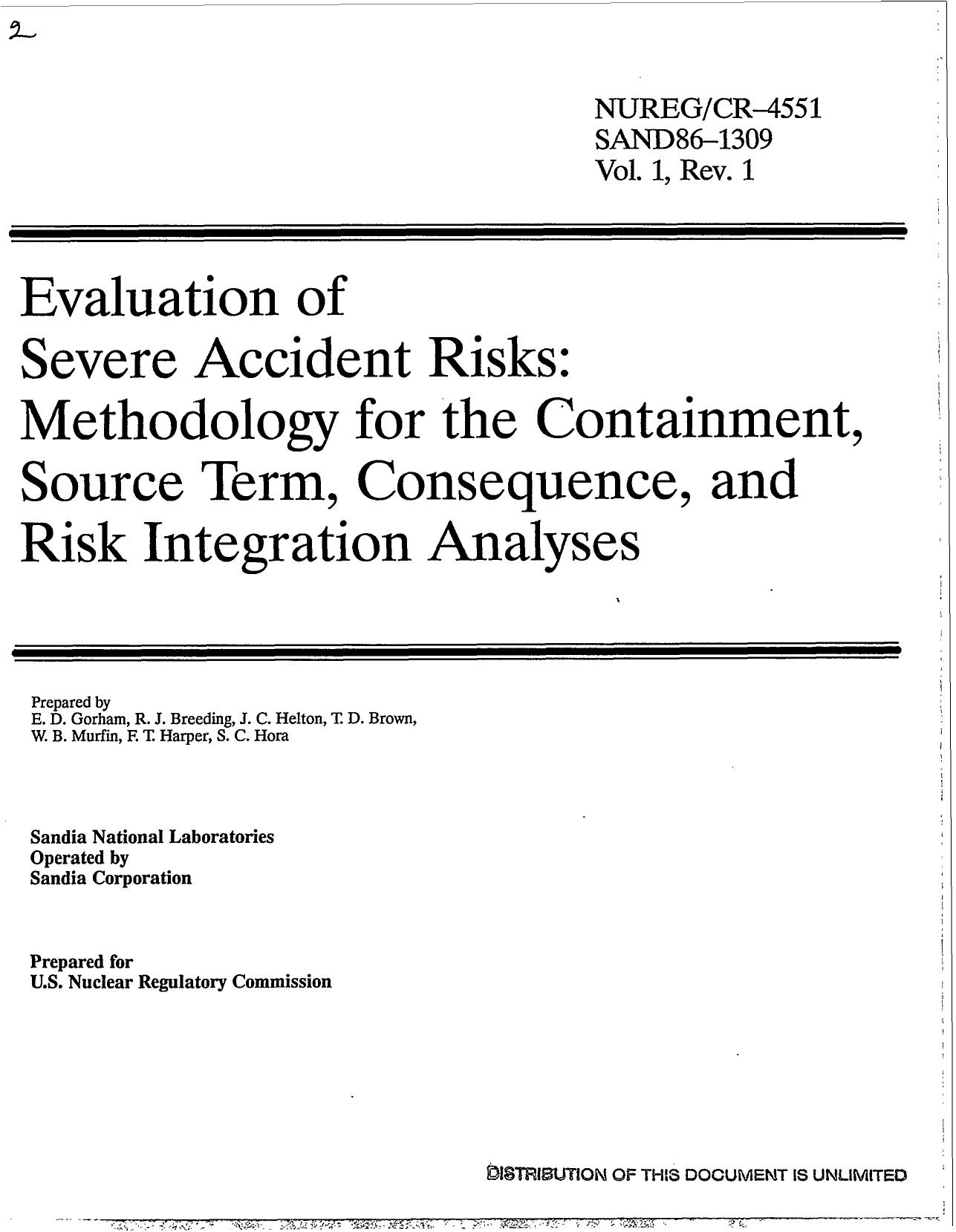 Evaluation of severe accident risks. Vol. 3, Surry Unit 1 by unknow