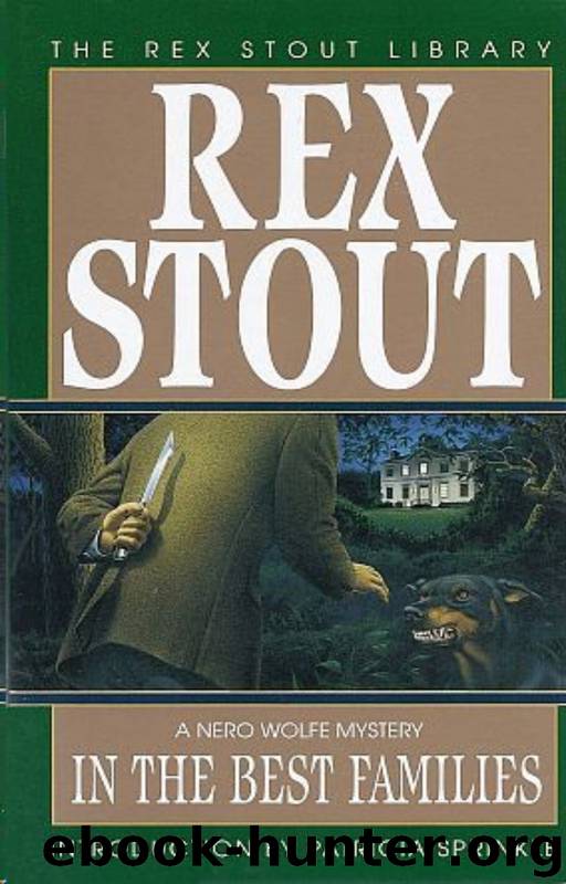 Even in the Best Families by Rex Stout