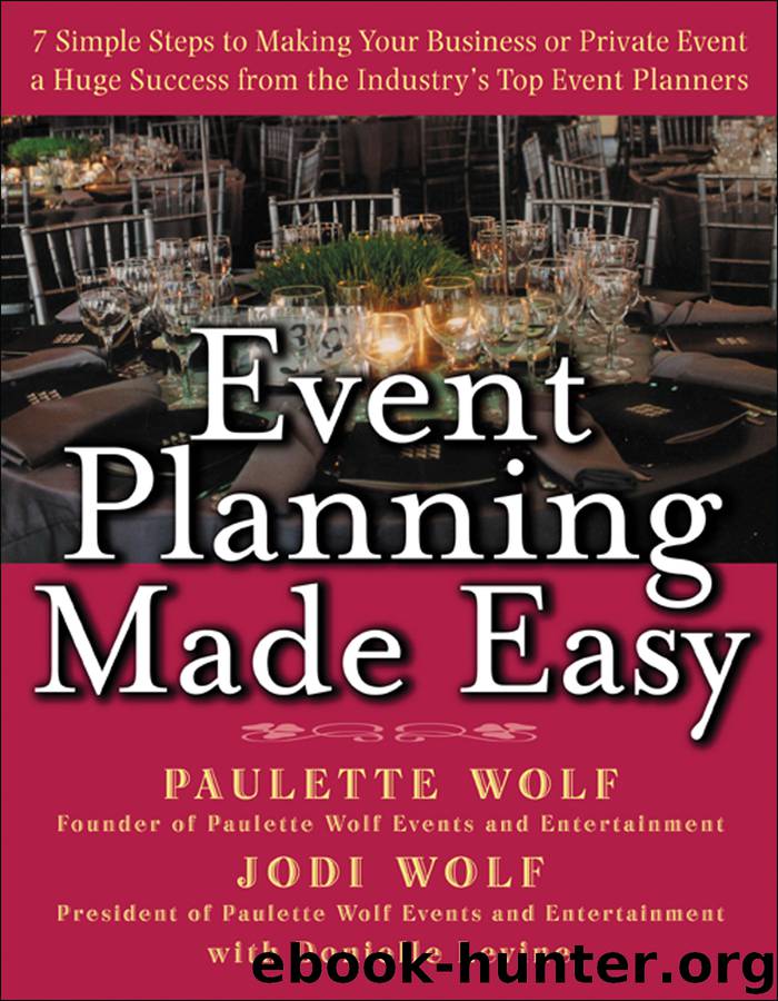 Event Planning Made Easy by paulette wolf jodi wolf donielle levine