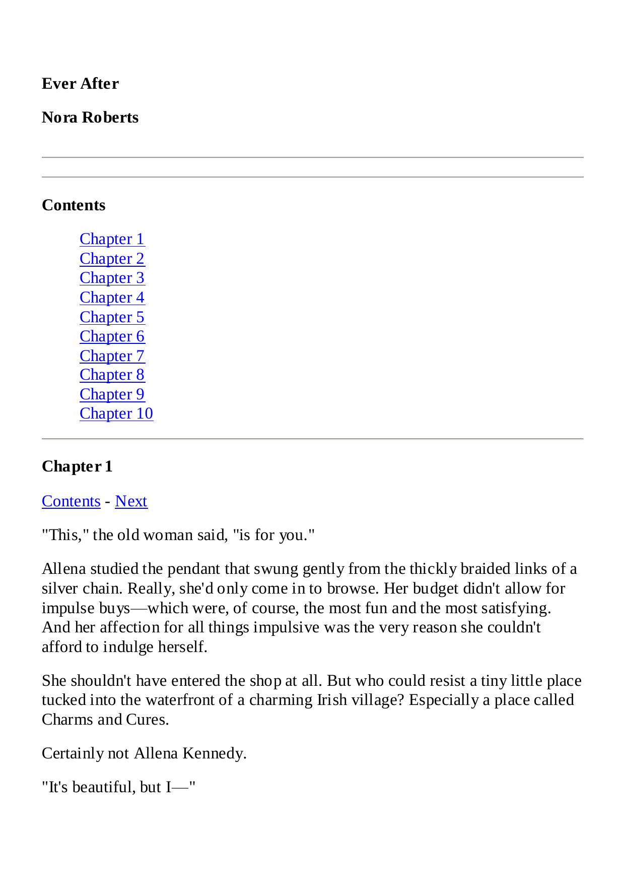 Ever After by Nora Roberts by Nichole Archer