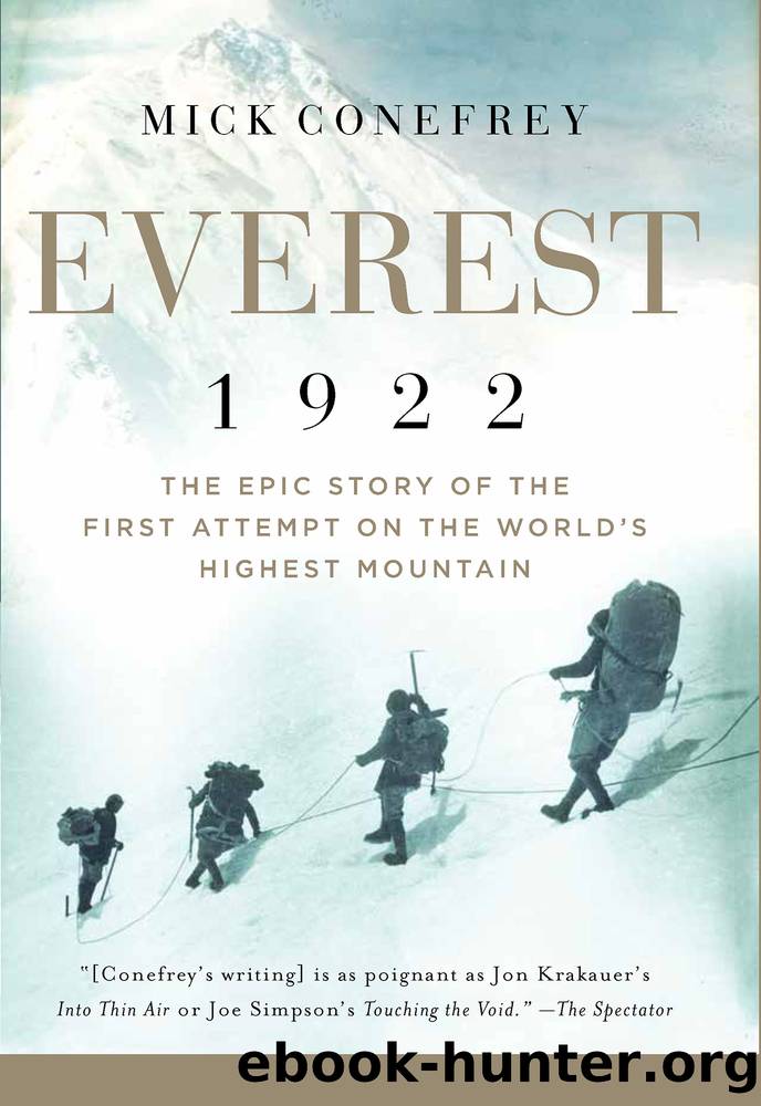 Everest 1922: The Epic Story of the First Attempt on the World's Highest Mountain by Mick Conefrey