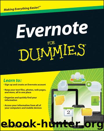 Evernote for Dummies by David E. Y. Sarna