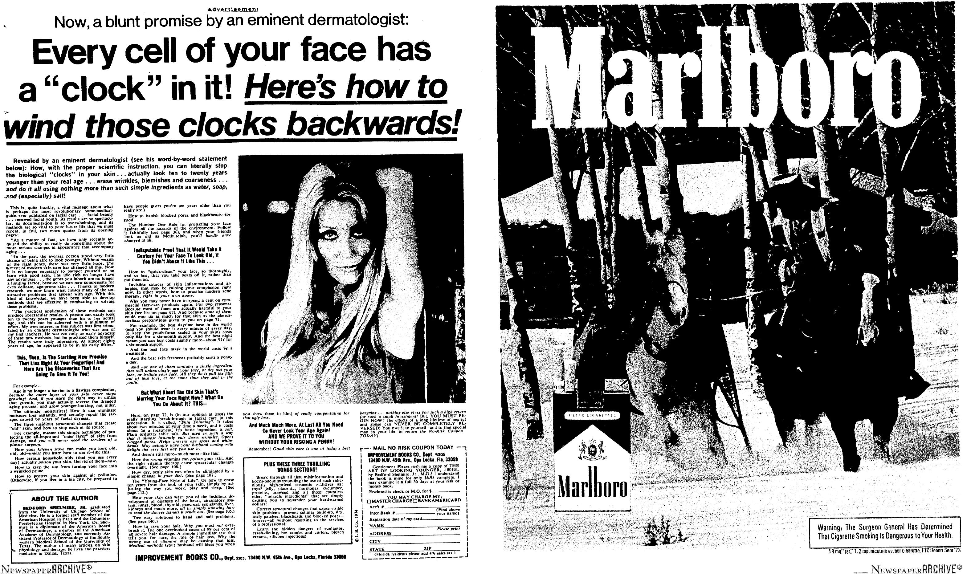 Every Cell Of Your Face Has a Clock In It by Copyright 2005 Heritage Microfilm Inc. & Newspaperarchive.com