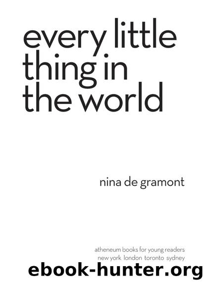 Every Little Thing in the World by Nina de Gramont