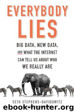 Everybody Lies: Big Data, New Data, and What the Internet Can Tell Us About Who We Really Are by Seth Stephens-Davidowitz