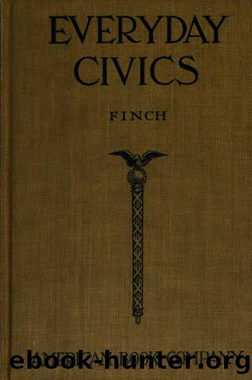 Everyday Civics by Charles Edgar Finch