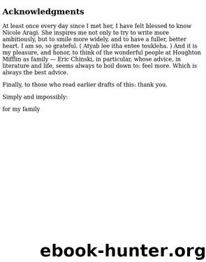 Everything Is Illuminated by Foer Jonathan Safran