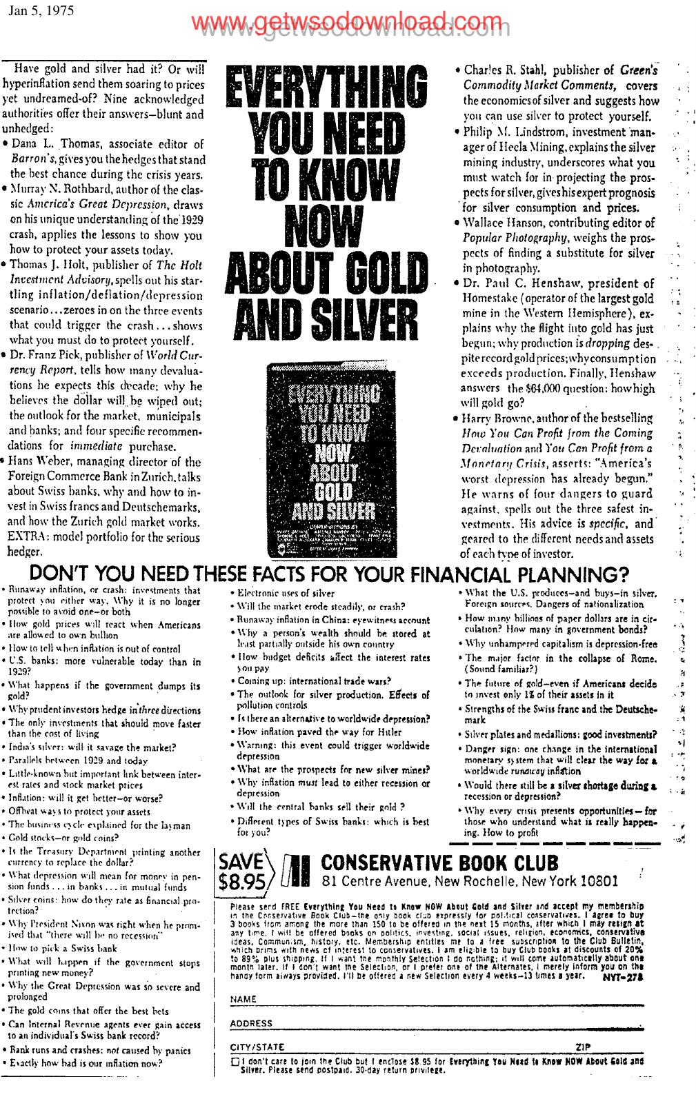 Everything You Need Know Now About Gold And Silver by Unknown
