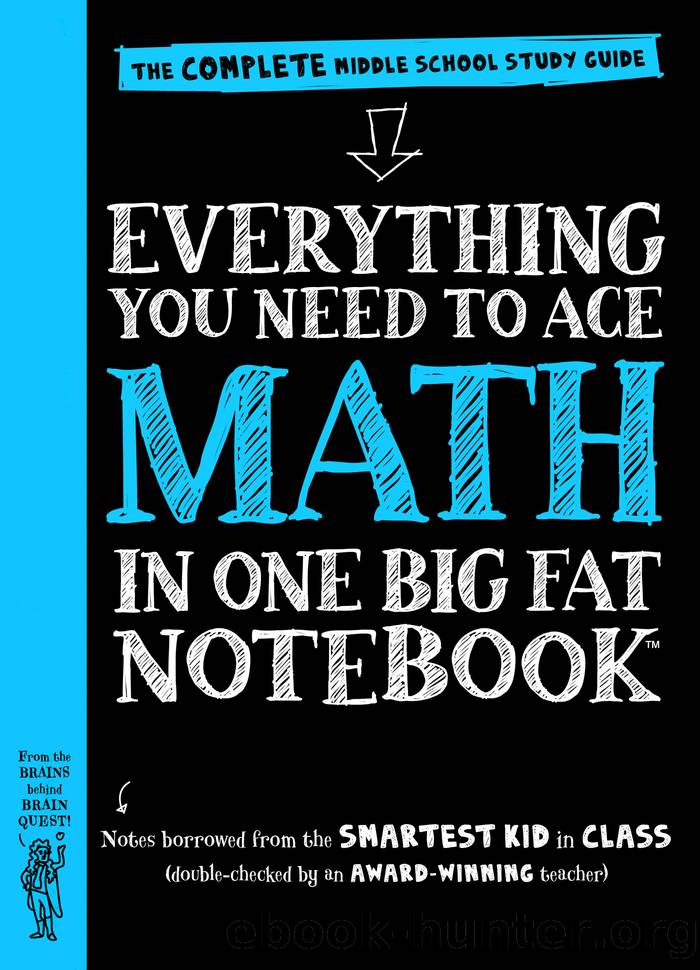 Everything You Need to Ace Math in One Big Fat Notebook by Altair Peterson