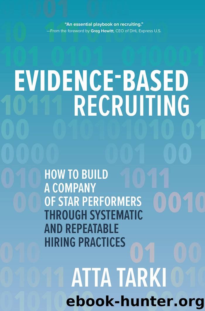 Evidence-Based Recruiting by Atta Tarki