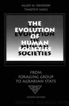 Evolution of Human Societies: From Foraging Group to Agrarian State by Allen W. Johnson