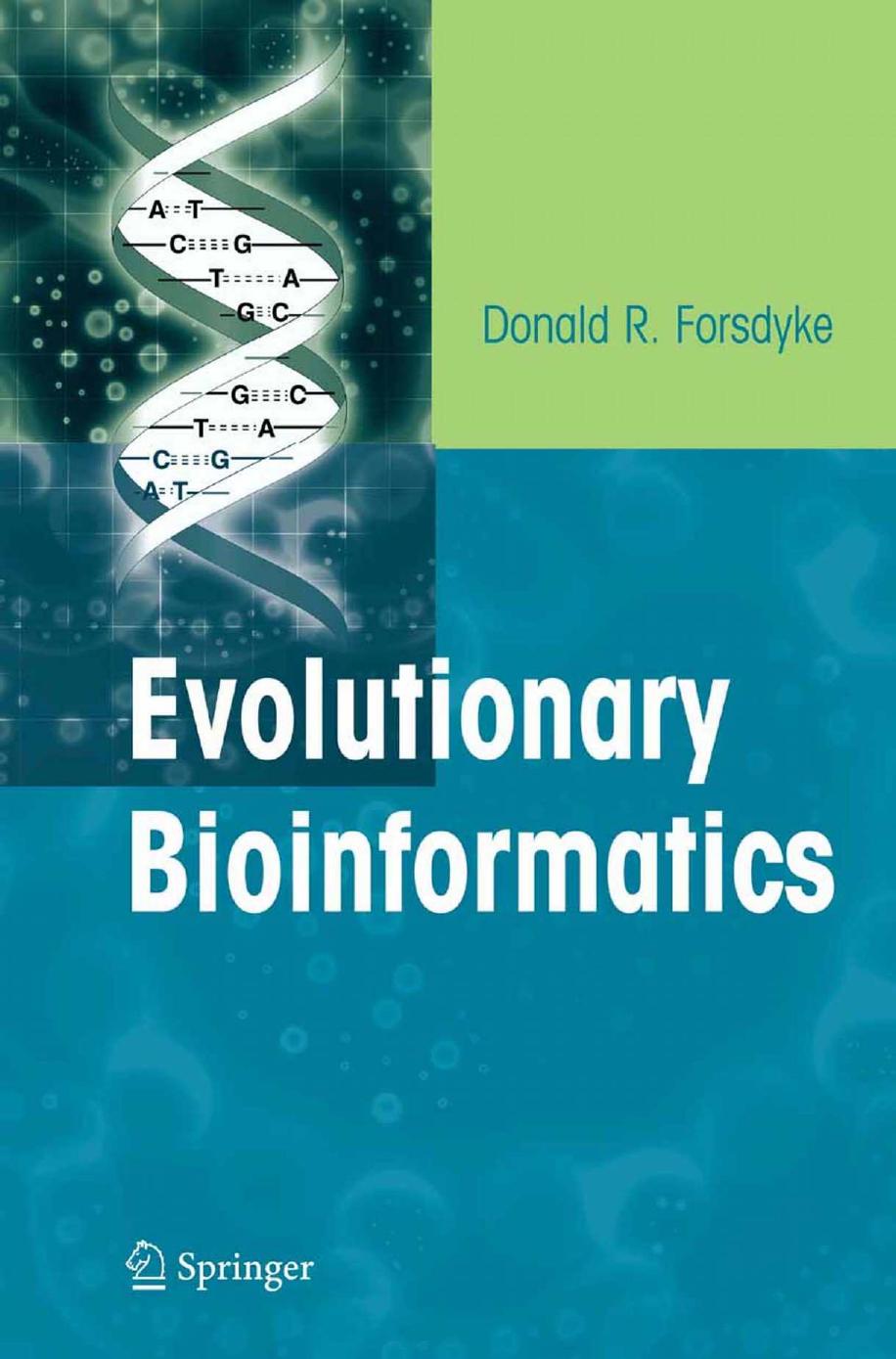Evolutionary Bioinformatics by Donald R. Forsdyke