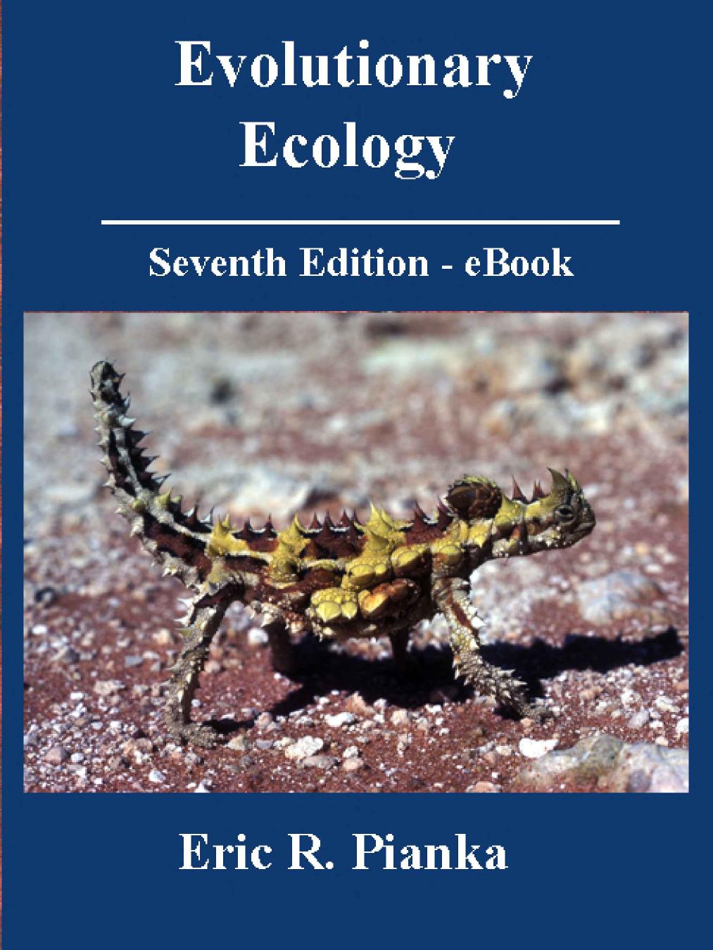 Evolutionary Ecology by Eric R. Pianka