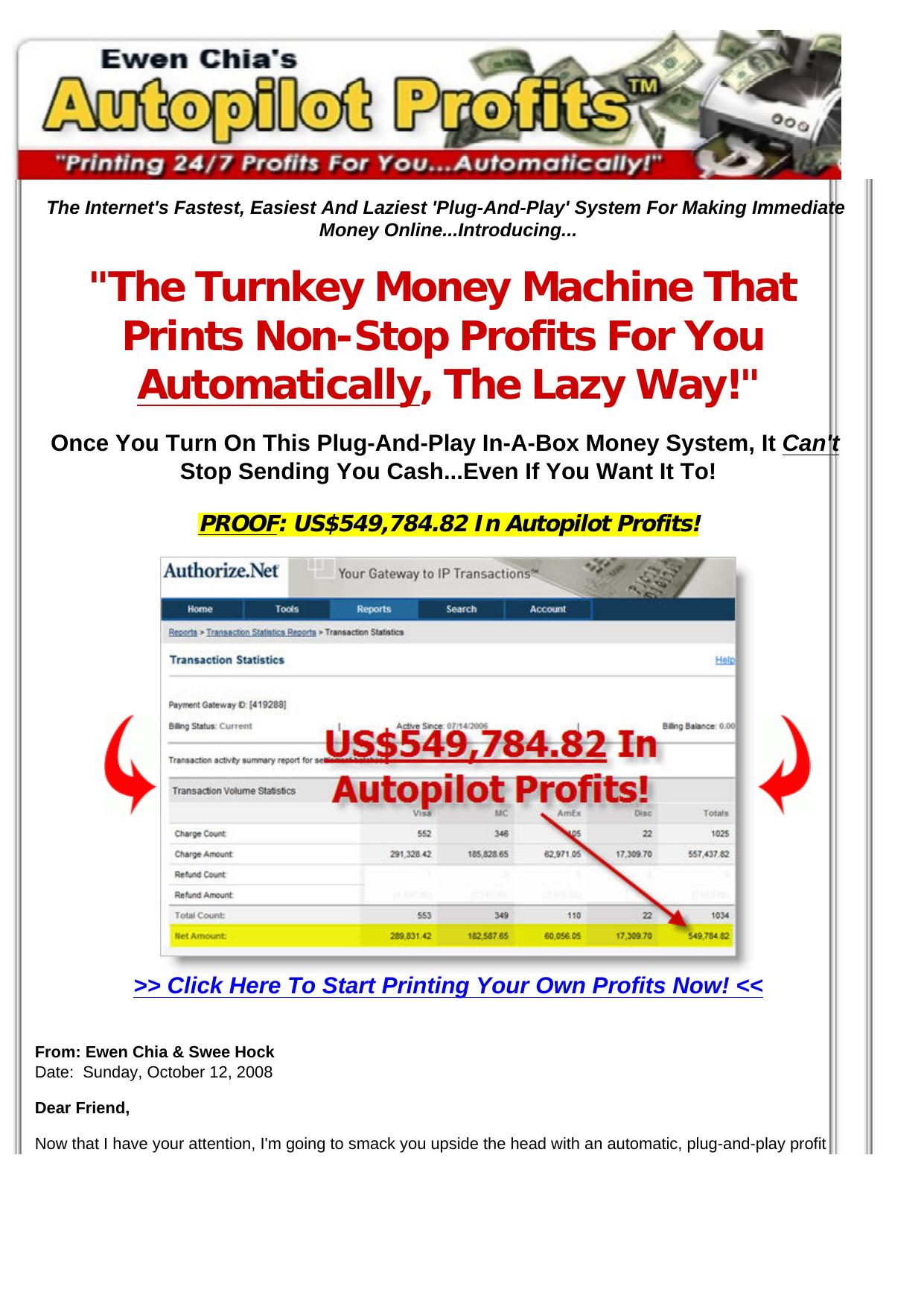 Ewen Chias Autopilot Profits System. by Best of Kuszter's Collection