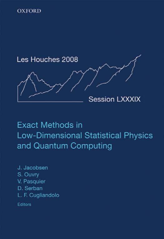 Exact Methods in Low-dimensional Statistical Physics and Quantum Computing by Jacobsen J. et al
