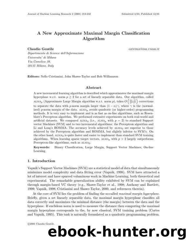 Exact Simplification of Support Vector Solutions Â Â Â Â (Kernel Machines Section) by Unknown