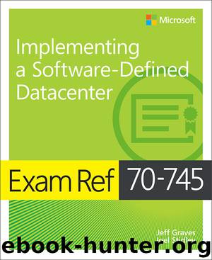 Exam Ref 70-745 Implementing a Software-Defined DataCenter by Jeff Graves & Joel Stidley