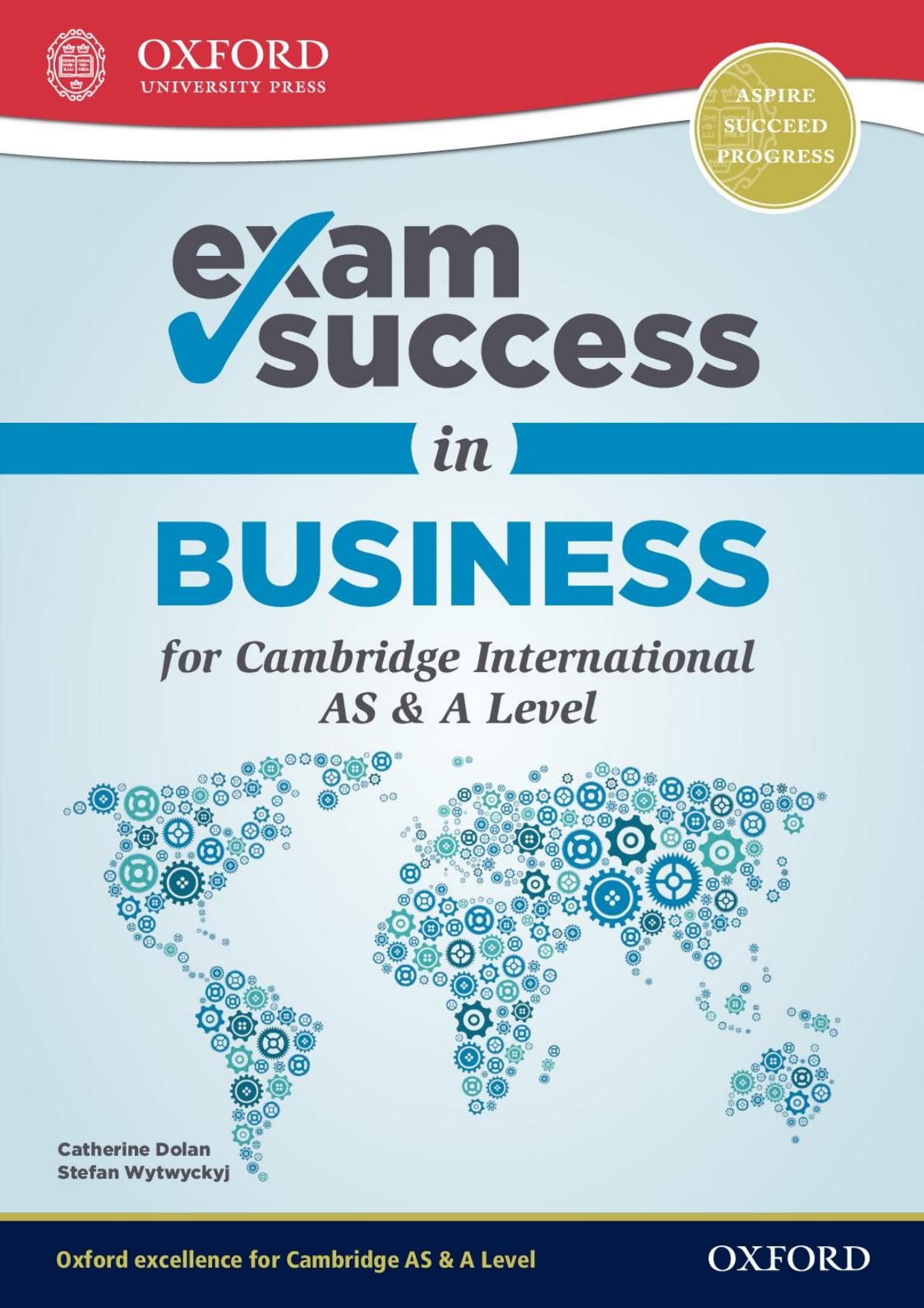 Exam Success in Business for Cambridge International AS & A Level by Unknown