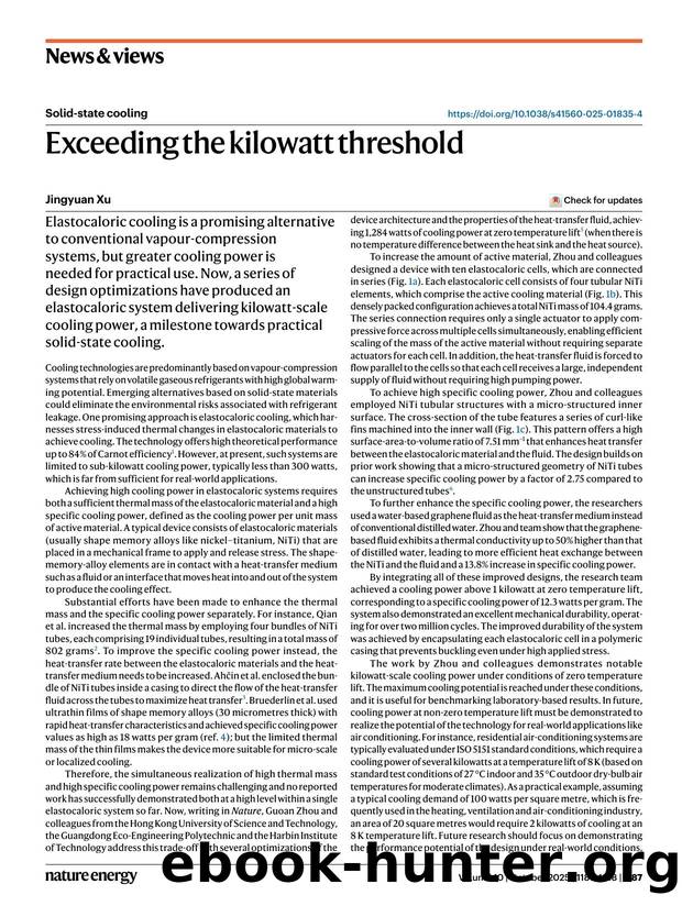 Exceeding the kilowatt threshold by Jingyuan Xu