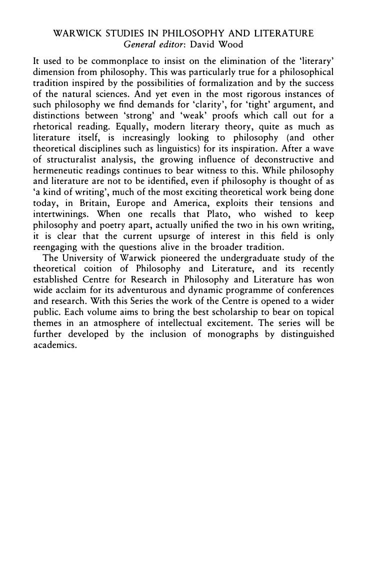 Exceedingly Nietzsche: Aspects of Contemporary Nietzsche-Interpretation by David Farrell Krell David Wood (editors)
