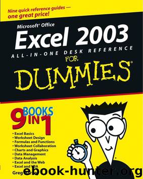 Excel 2003 All-in-One Desk Reference For Dummies by Greg Harvey