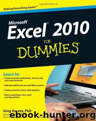 Excel 2010 for Dummies by Greg Harvey