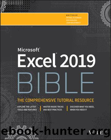 Excel 2019 Bible by unknow