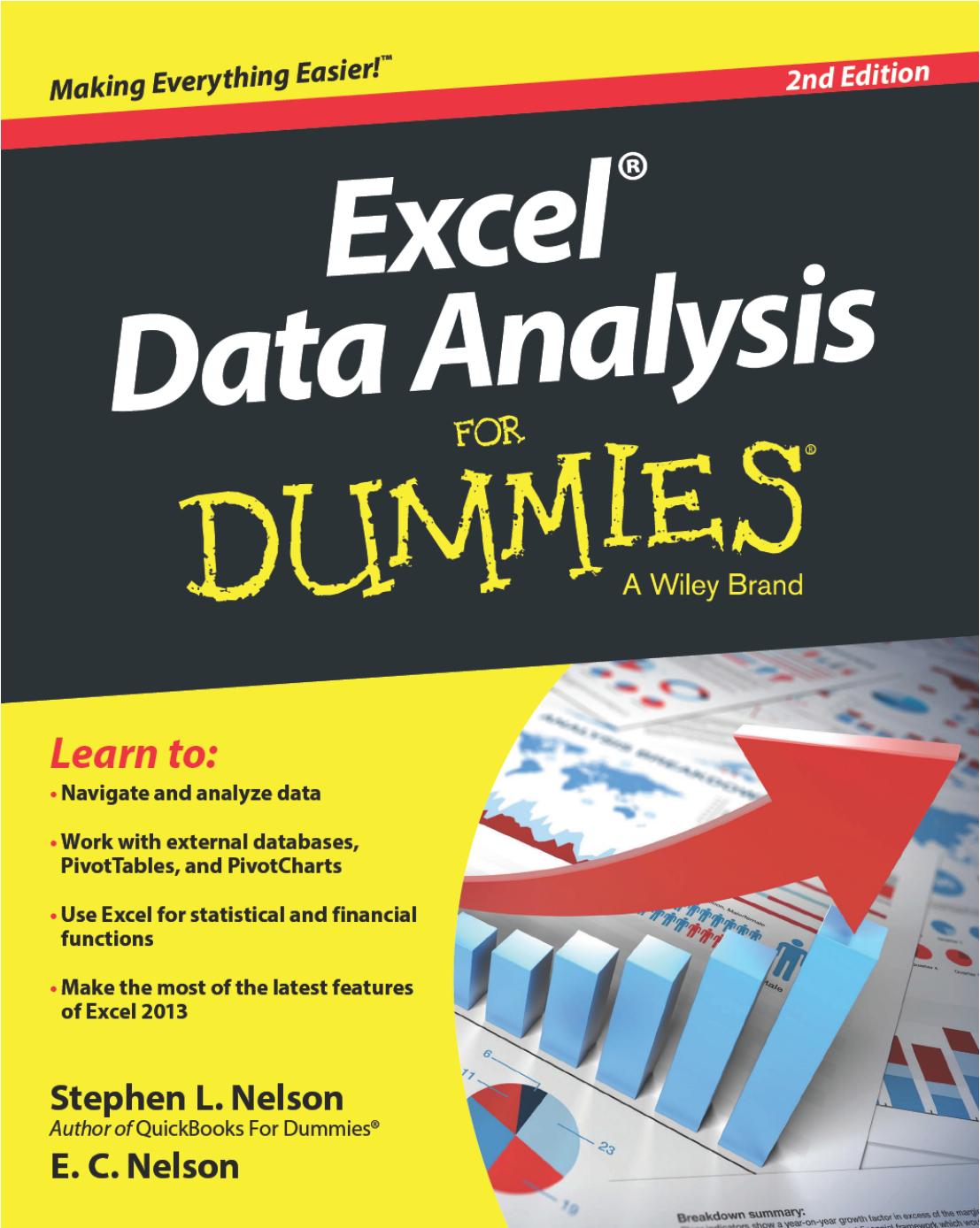 Excel Data Analysis For Dummies 2nd Edition by Unknown