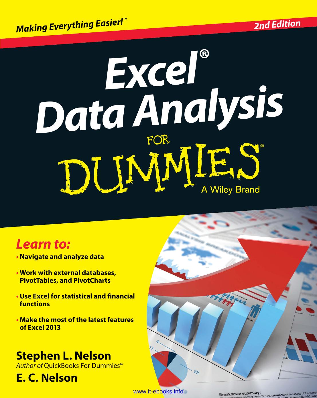 Excel Data Analysis For Dummies, 2nd Edition by Nelson Stephen L.; Nelson E. C